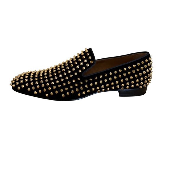 Christian Louboutin 3160933 Dandelion Spikes Flats Shoes Size US 9, 10.5, New - Picture 1 of 16